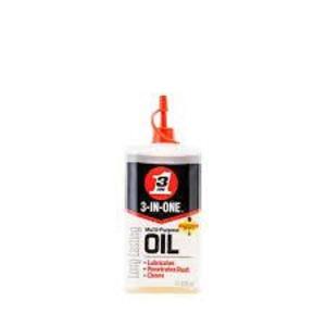 DESCRIPTION: (6) MACHINE OIL BRAND/MODEL: 3-IN-ONE RETAIL$: $4.48 EA SIZE: 3 OZ QTY: 6