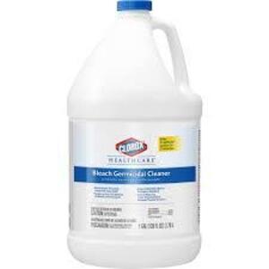 DESCRIPTION: (1) BLEACH GERMICIDAL CLEANER BRAND/MODEL: CLOROX HEALTHCARE RETAIL$: $25.00 EA SIZE: 1 GALLON QTY: 1