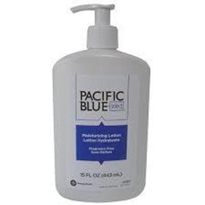 DESCRIPTION: (4) MOISTURIZING LOTION BRAND/MODEL: PACIFIC BLUE SELECT RETAIL$: $15.00 EA SIZE: 15 FL OZ QTY: 4