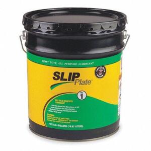 DESCRIPTION: (1) GENERAL PURPOSE LUBRICANT BRAND/MODEL: SLIP PLATE #1WVL4 RETAIL$: 370.9 SIZE: 5 GALLON QTY: 1