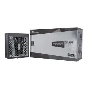 DESCRIPTION (1) SEASONIC USA PRIME FAN CONTROL BRAND/MODEL TX-850 ADDITIONAL INFORMATION TITANIUM/FULL MODULAR/FANLESS/850W/RETAILS AT $249.99 SIZE 6.