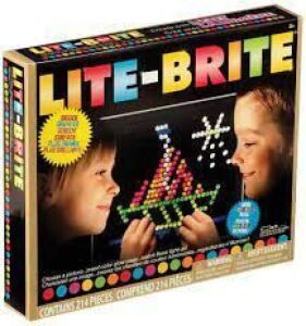 DESCRIPTION: (1) CLASSIC LEARNING TOY BRAND/MODEL: LITE BRITE RETAIL$: $15.00 EA QTY: 1