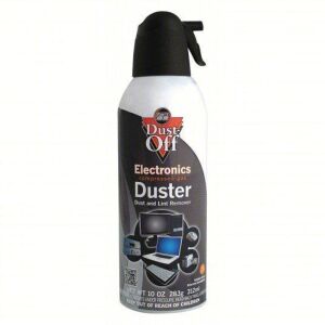 DESCRIPTION: (10) ELECTRONICS COMPRESSED GAS DUSTER BRAND/MODEL: DUST OFF #40KJ49 RETAIL$: $11.44 EA SIZE: 10 OZ QTY: 10