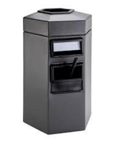 DESCRIPTION: (1) SINGLE SIDED GAS STATION OUTDOOR TRASH CAN BRAND/MODEL: COMMERCIAL ZONE INFORMATION: GRAY RETAIL$: $274.95 EA SIZE: 45 GALLON QTY: 1