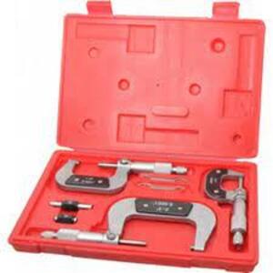 DESCRIPTION: (1) MECHANICAL OUTSIDE MICROMETER SET BRAND/MODEL: VALUE COLLECION #601-1013 INFORMATION: RED CARRY CASE RETAIL$: $193.45 EA SIZE: 0 TO 3