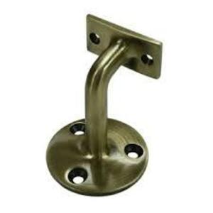 DESCRIPTION: (1) BOX OF APPROX (10) HAND RAIL BRACKETS BRAND/MODEL: DELTANA #HRC253U10B INFORMATION: SOLID BRASS RETAIL$: $28.09 EA SIZE: 3" QTY: 1