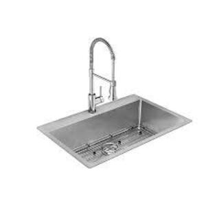 DESCRIPTION: (1) DROP IN SINK BRAND/MODEL: ELKAY # ECTSRS33229TFC INFORMATION: STAINLESS STEEL RETAIL$: $606.65 EA QTY: 1