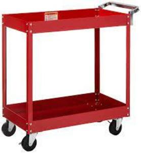 DESCRIPTION: (1) ECONOMY SERVICE CART BRAND/MODEL: SUNEX TOOLS #8003SC INFORMATION: RED RETAIL$: $82.86 EA SIZE: 350 LB CAPACITY QTY: 1