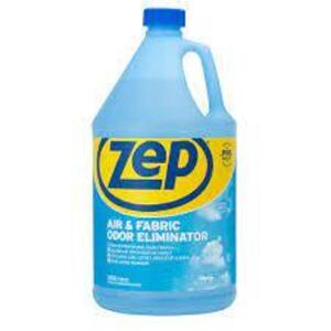 DESCRIPTION: (2) AIR AND FABRIC ODOR ELIMINATOR BRAND/MODEL: ZEP RETAIL$: $10.98 EA SIZE: 1 GALLON QTY: 2