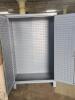 DESCRIPTION: (1) BIN STORAGE CABINET BRAND/MODEL: DURHAM INFORMATION: NO BINS INCLUDED, KEYS ARE INCLUDED RETAIL$: $2,324.02 SIZE: 24"D X 48"W X 78"T