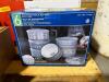 DESCRIPTION: 6-PIECE STONEWARE STORAGE BOWLS BRAND/MODEL: SIGNATURE HOUSEWARES RETAIL$: $33.20 QTY: 1 - 3