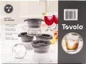 DESCRIPTION: SPHERE ICE MOLDS (SET OF 4) BRAND/MODEL: TOVOLO RETAIL$: $11.99 QTY: 1