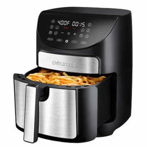 DESCRIPTION: 7 QT. DIGITAL AIR FRYER BRAND/MODEL: GOURMIA INFORMATION: $59.99 NEW QTY: 1