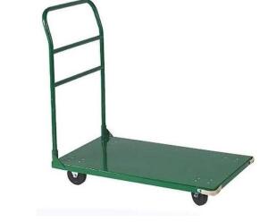 DESCRIPTION: (1) ECONOMY PLATFORM TRUCK BRAND/MODEL: WESCO #272265 INFORMATION: GREEN RETAIL$: $212.30 EA SIZE: 24" X 42" WITH HANDLES. NO WHEELS, MUS