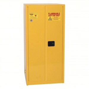 DESCRIPTION: (1) FLAMMABLES SAFETY CABINET BRAND/MODEL: JUSTRITE #1962X INFORMATION: YELLOW RETAIL$: $2282.83 EA SIZE: 34" X 34" X 65" QTY: 1