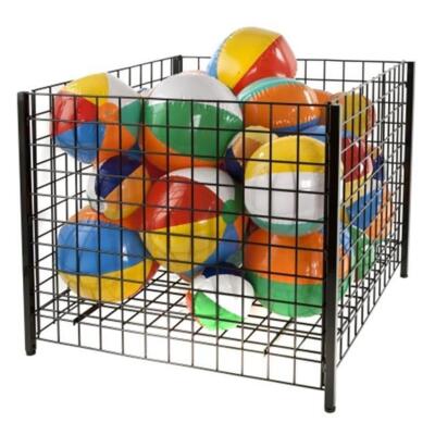 DESCRIPTION: (2) SQUARE GRID DUMP BIN BRAND/MODEL: ETHAN JAMES #GTC36-B INFORMATION: BLACK RETAIL$: $189.44 EA SIZE: 36" QTY: 2