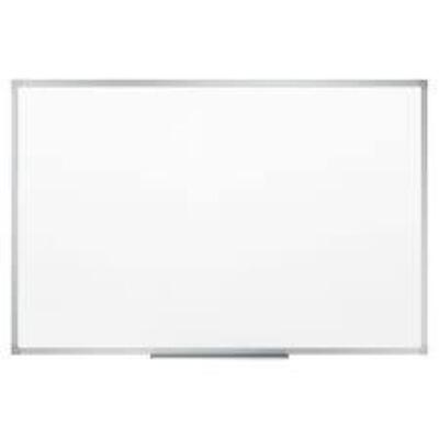 DESCRIPTION: (1) DRY ERASE BOARD WITH MARKER TRAY BRAND/MODEL: MEAD #85356 INFORMATION: WHITE, ALUMINUM SILVER FRAME RETAIL$: $38.40 EA SIZE: 3' X 2'