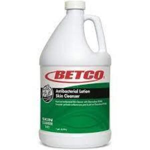 DESCRIPTION: (18) CASES OF (4) ANTIBACTERIAL LOTION SKIN SLEANSER BRAND/MODEL: BETCO #14104-00 RETAIL$: $175.99PER CASE SIZE: 1 GALLON BOTTLES QTY: 18