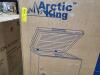 DESCRIPTION: (1) CHEST FREEZER BRAND/MODEL: ARCTIC KING #ARC050S0ARBB INFORMATION: BLACK RETAIL$: $189.00 EA SIZE: 5.0 CU T QTY: 1 - 2