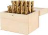 DESCRIPTION: (1) END MILL SET WITH WOODEN BOX BRAND/MODEL: INTERSTATE #92000439 INFORMATION: WOODEN BOX RETAIL$: $54.95 EA SIZE: 20 PIECES, 3/16-3/4"