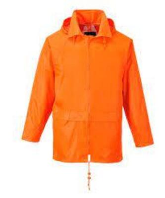 DESCRIPTION: (7) WATERPROOF RAIN JACKET BRAND/MODEL: PORTWEST #US440 INFORMATION: FLOURESCENT ORANGE RETAIL$: $15.32 EA SIZE: XXLARGE QTY: 7