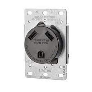 DESCRIPTION: (7) FLUSH MOUNT SINGLE OUTLET RECEPTACLE BRAND/MODEL: LEVITON #7313-SOO INFORMATION: BLACK RETAIL$: $131.40 EA SIZE: 30 AMP, 125VAC QTY: