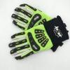 DESCRIPTION: (6) IMPACT WORK GLOVES BRAND/MODEL: JOKER/MX2515-M INFORMATION: NEON GREEN,BLACK & WHITE RETAIL$: 30.00 EACH SIZE: MEDIUM QTY: 6