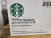 DESCRIPTION: (2) CASES OF (18) PACKS OF CAFFE VERONA COFFEE BRAND/MODEL: STARBUCKS INFORMATION: DARK ROAST RETAIL$: $58.97 EA SIZE: 2.5 OZ PACKETS QTY - 5