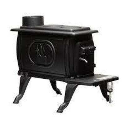 DESCRIPTION: (1) LOGWOOD CAST IRON STOVE FOR HOME AND KITCHEN BRAND/MODEL: UNITED STATES STOVES #US1269E INFORMATION: BLACK RETAIL$: $529.99 EA SIZE: