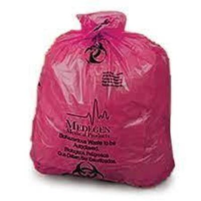 DESCRIPTION: (1) CASE OF (200) AUTOCLAVABLE BIOHAZARD WASTE BAGS BRAND/MODEL: MEDEGEN MEDICAL PRODUCTS INFORMATION: RED RETAIL$: $81.83 EA SIZE: 19X24