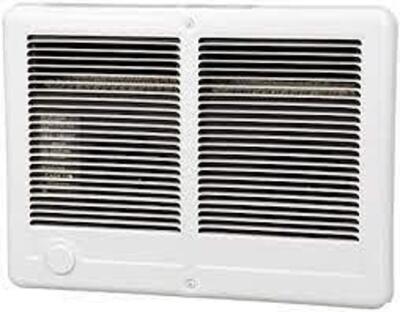 DESCRIPTION: (1) WALL FAN HEATER BRAND/MODEL: COM-PAK TWIN PLUS #CSTC402W INFORMATION: WHITE RETAIL$: $216.98 EA SIZE: 4X12 QTY: 1