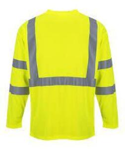 DESCRIPTION: (6) HI-VIS LONG SLEEVE POCKET T SHIRT BRAND/MODEL: PROTWEST INFORMATION: YELLOW RETAIL$: $17.33 EA SIZE: 5X QTY: 6