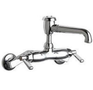 DESCRIPTION: (1) SERVICE SINK FAUCET BRAND/MODEL: CHICAGO FAUCETS #L8BVBCP INFORMATION: CHROME PLATE RETAIL$: $559.95 EA QTY: 1