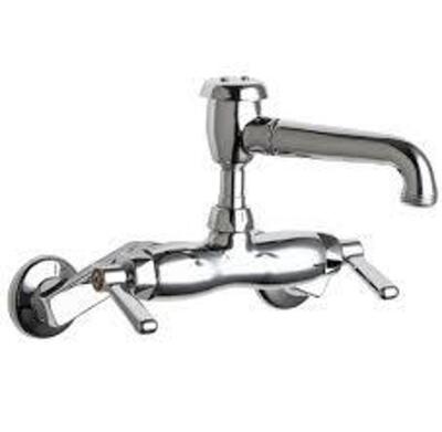 DESCRIPTION: (1) SERVICE SINK FAUCET BRAND/MODEL: CHICAGO FAUCETS #L8BVBCP INFORMATION: CHROME PLATE RETAIL$: $559.95 EA QTY: 1