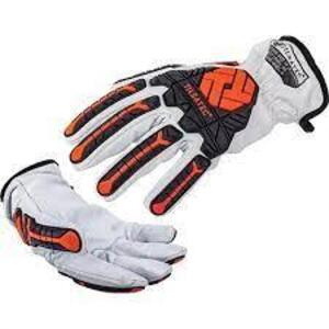 DESCRIPTION: (3) PAIRS OF CUT, PUNCTURE AND ABRASION RESISTANT GLOVES BRAND/MODEL: TILSATEC #95747499 INFORMATION: ORANGE AND WHITE RETAIL$: $25.61 EA