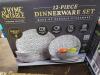 DESCRIPTION: (1) 12 PIECE DINNERWARE SET BRAND/MODEL: THYME AND TABLE INFORMATION: DOT RETAIL$: $50.00 EA QTY: 1 - 2