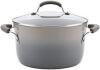 DESCRIPTION: (1) NONSTICK POT BRAND/MODEL: RACHEL RAY #19009 INFORMATION: GREY RETAIL$: $23.57 EA SIZE: 6QT QTY: 1