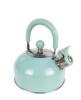 DESCRIPTION: (1) STAINLESS STEEL WHISTLING KETTLE BRAND/MODEL: MAINSTAYS INFORMATION: TEAL RETAIL$: $8.91 EA SIZE: 1.4 L QTY: 1