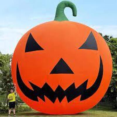 DESCRIPTION: (1) INFLATABLE PUMPKIN BRAND/MODEL: TKLOOK RETAIL$: $100.00 EA SIZE: 3.3FT QTY: 1