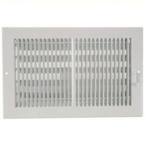 DESCRIPTION: (1) PACK OF (20) SIDEWALL & CEILING REGISTER BRAND/MODEL: PART NUMBER/4MJH7 INFORMATION: 2-WAY/WHITE RETAIL$: 230.60 PER PK OF 20 SIZE: 9