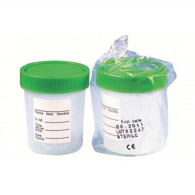 DESCRIPTION: (1) CASE OF (100) COLLECTION CUP BRAND/MODEL: GLOBE SCIENTIFIC #46AX17 RETAIL$: $50.36 EA SIZE: 4 OZ QTY: 1