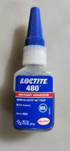 DESCRIPTION: (10) 480 BLACK INSTANT ADHESIVE BRAND/MODEL: LOCTITE 48040 RETAIL$: $39.96 EA SIZE: 20 g QTY: 10