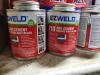 DESCRIPTION: (4) ABS CEMENT BRAND/MODEL: EZ WELD 210 RETAIL$: $5.00 EA SIZE: 8 FL OZ QTY: 4 - 3