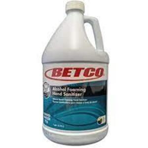 DESCRIPTION: (2) ALCOHOL FOAMING HAND SANITIZER BRAND/MODEL: BETCO RETAIL$: $40.00 EA SIZE: 1 GALLON QTY: 2