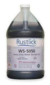 DESCRIPTION: (2) WATER SOLUBLE OIL FOR CUTTING AND GRINDING BRAND/MODEL: RUSTLICK WS-5050 RETAIL$: 50.19 SIZE: 1 GALLON QTY: 2