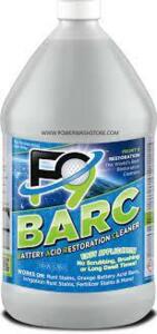 DESCRIPTION: (1) BATTERY ACID RESTORATION CLEANER BRAND/MODEL: F9 BARC RETAIL$: $61.99 EA SIZE: 1 GALLON QTY: 1