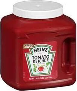 DESCRIPTION: (1) TOMATO KETCHUP BRAND/MODEL: HEINZ RETAIL$: $27.87 EA SIZE: 144 OZ QTY: 1