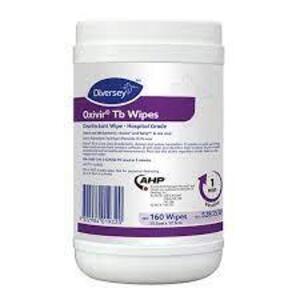 DESCRIPTION: (4) DISINFECTING WIPES CANISTER BRAND/MODEL: OXIVIR TB WIPES RETAIL$: $20.43 EA SIZE: 7X6 QTY: 4