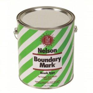 DESCRIPTION: (1) BOUNDARY MARKING PAINT BRAND/MODEL: NELSON PAINT #3TWP3 RETAIL$: $64.05 EA SIZE: 1 GALLON QTY: 1