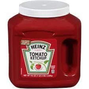 DESCRIPTION: (2) TOMATO KETCHUP BRAND/MODEL: HEINZ RETAIL$: $27.87 EA SIZE: 144 OZ QTY: 2